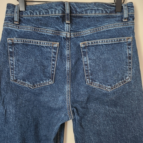 Reformation | Donna High Waist Raw Hem Bootcut Jeans in Amani - Size 28 - Picture 8 of 11